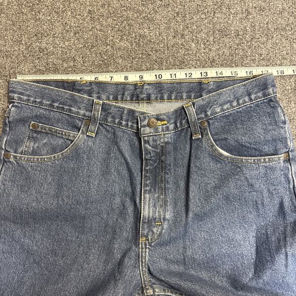 NWT Wrangler Five Star Premium Durable Cotton Relaxed Fit Jeans Men’s 35x32 - Picture 4 of 8